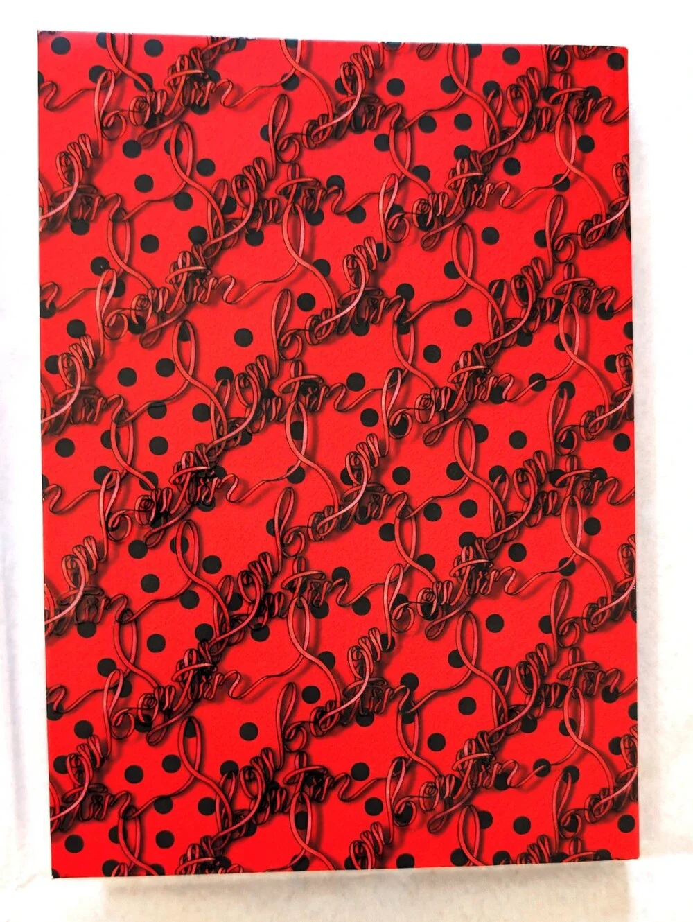 Christian Louboutin Hardcover Notebook Journal- Brand New in Box